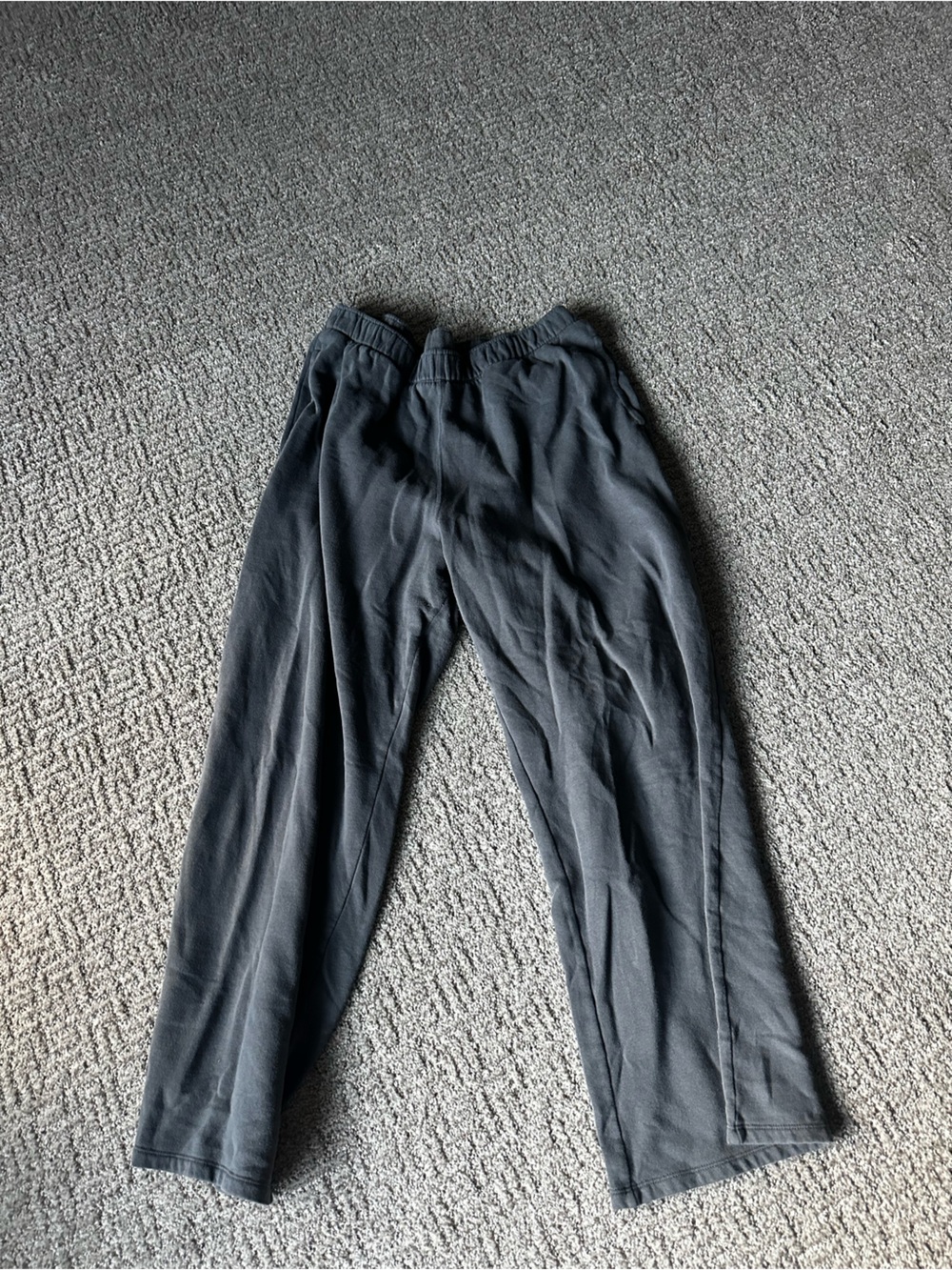 Hollister Dark Charcoal Elastic-Waist Joggers